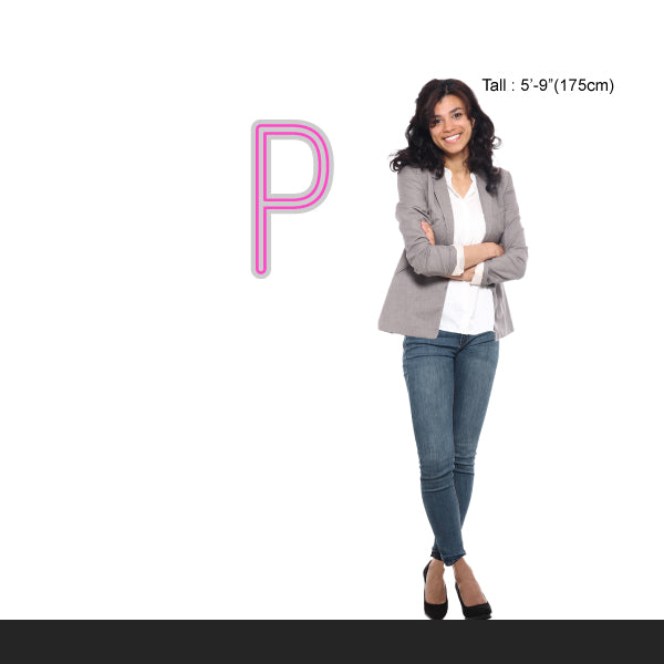 LED Neon Sign - Alphabet - P