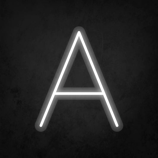 LED Neon Sign - Alphabet - A Small