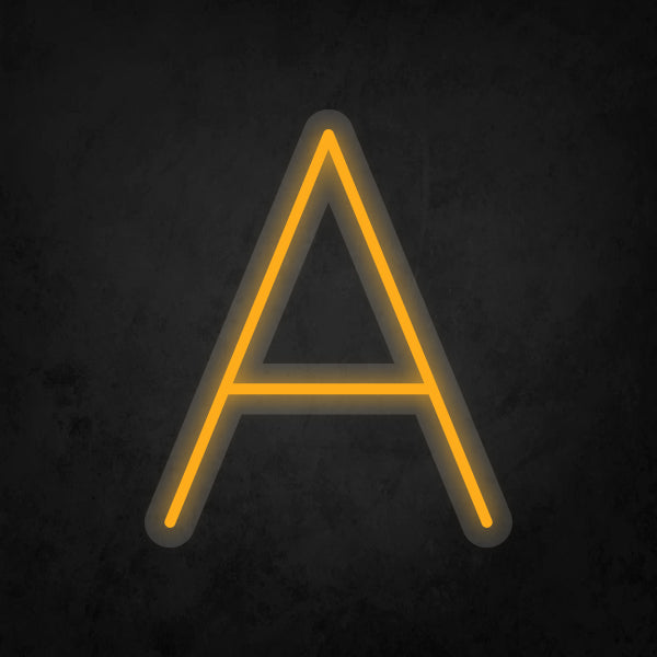 LED Neon Sign - Alphabet - A Small