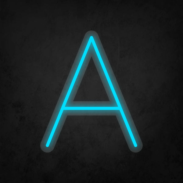 LED Neon Sign - Alphabet - A Small