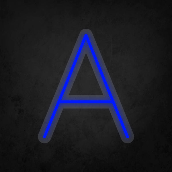 LED Neon Sign - Alphabet - A Small