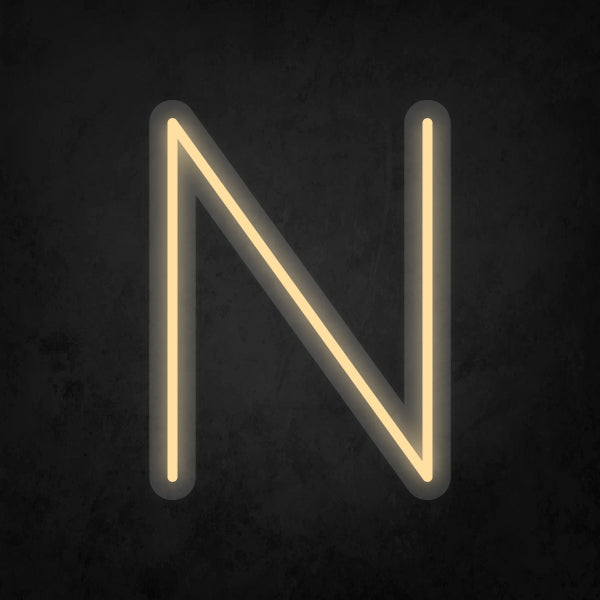LED Neon Sign - Alphabet - N Small