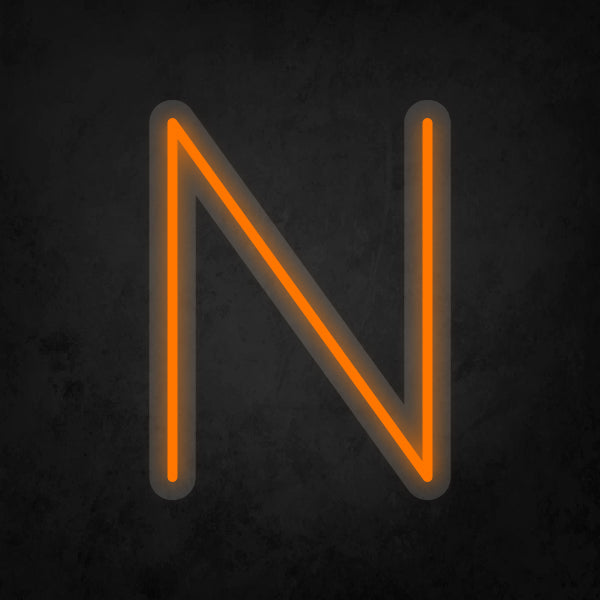 LED Neon Sign - Alphabet - N Small
