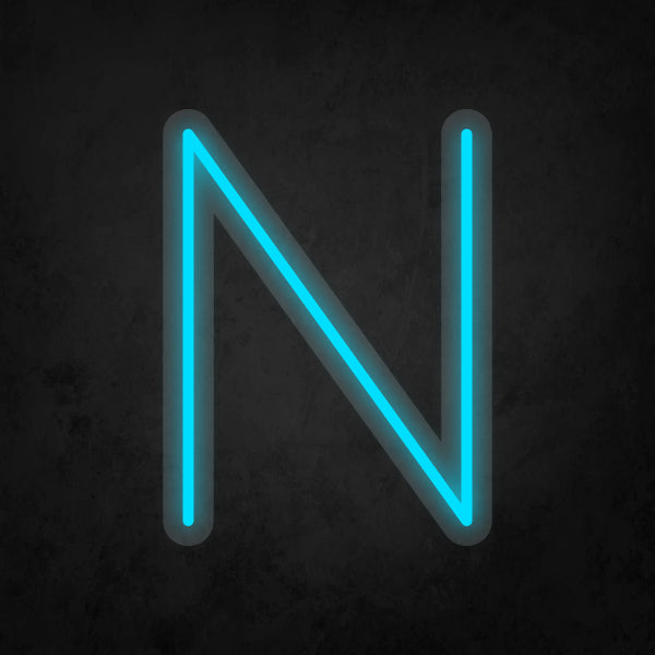 LED Neon Sign - Alphabet - N Small
