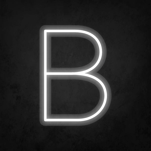 LED Neon Sign - Alphabet - B Small