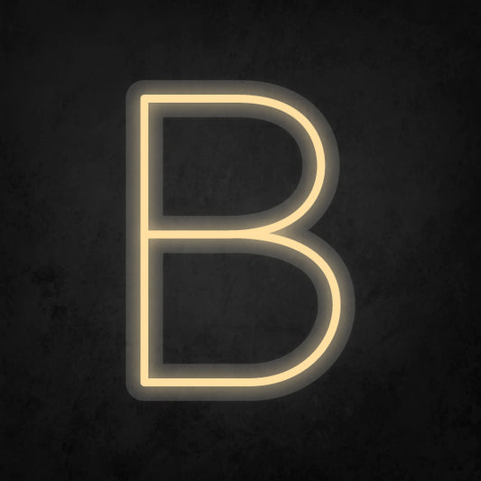 LED Neon Sign - Alphabet - B Small