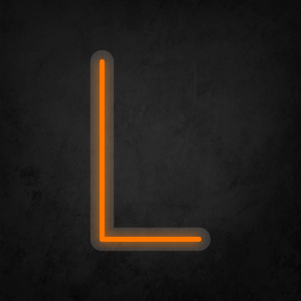 LED Neon Sign - Alphabet - L Small