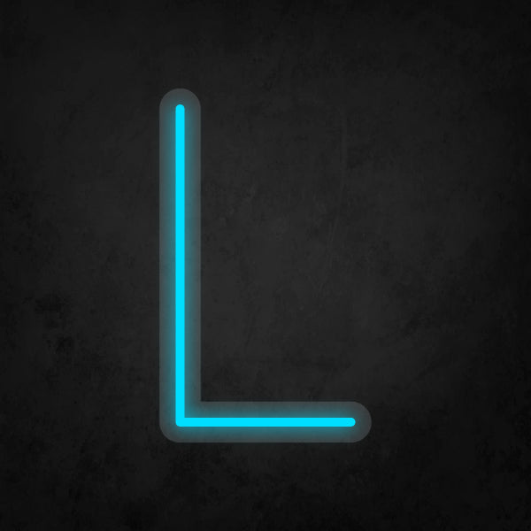 LED Neon Sign - Alphabet - L Small