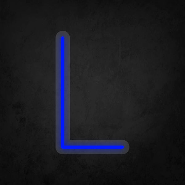 LED Neon Sign - Alphabet - L Small