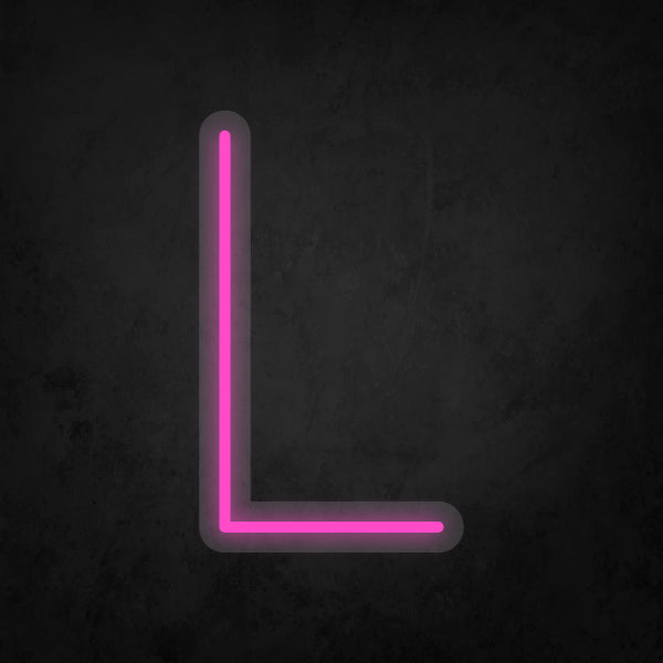 LED Neon Sign - Alphabet - L Small