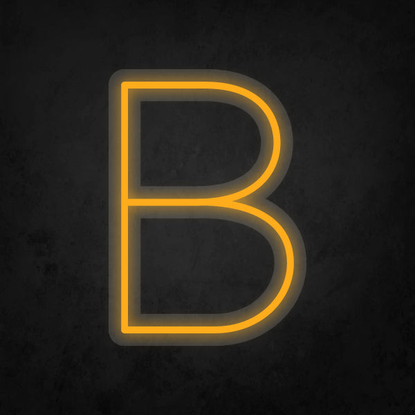 LED Neon Sign - Alphabet - B Small