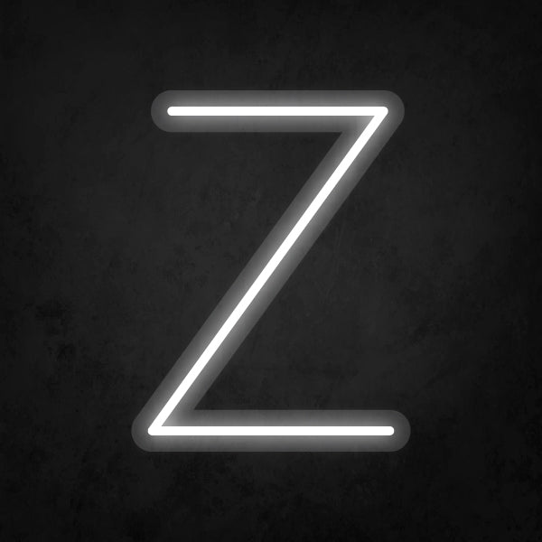 LED Neon Sign - Alphabet - Z Small
