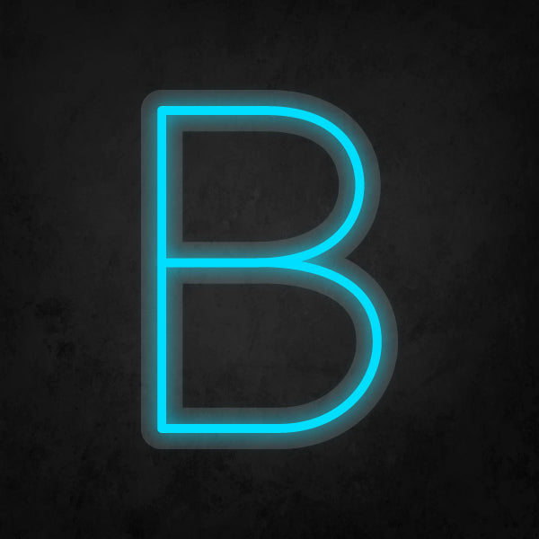 LED Neon Sign - Alphabet - B Small