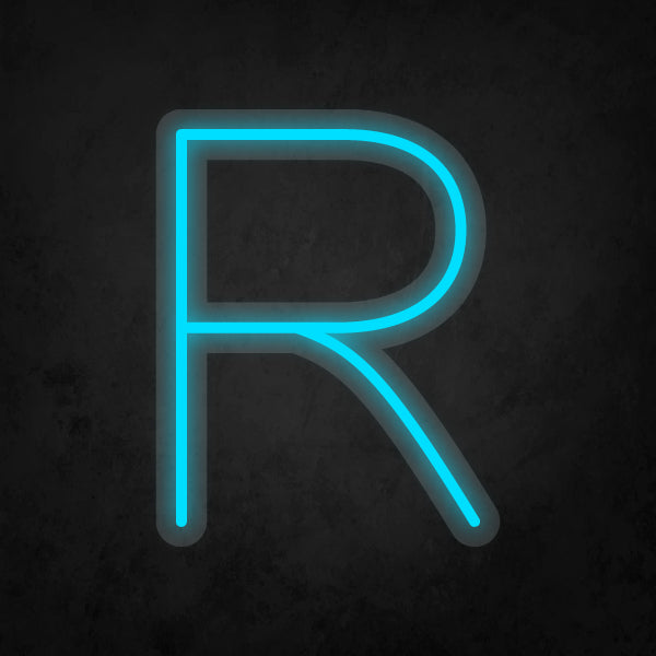 LED Neon Sign - Alphabet - R Small