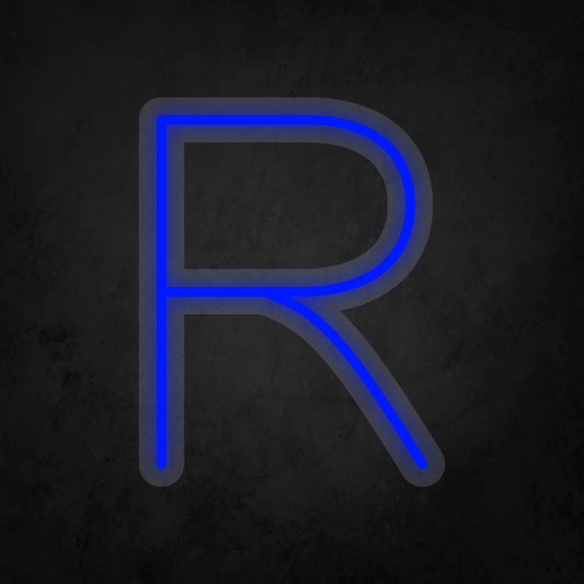 LED Neon Sign - Alphabet - R Small