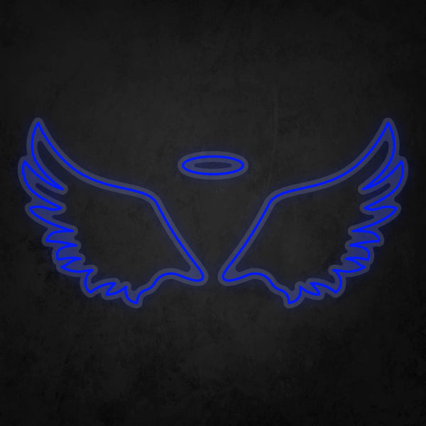 LED Neon Sign - Angel Wings Small
