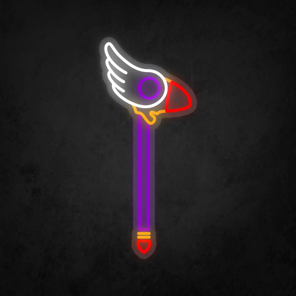 LED Neon Sign - Cardcaptor Sakura - Clow Wand