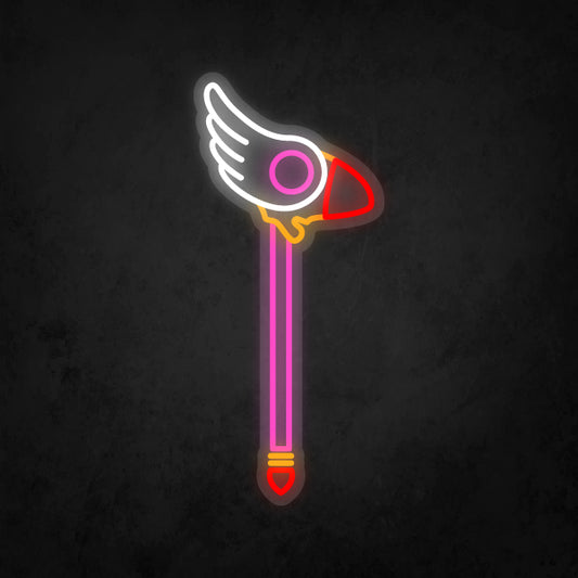 LED Neon Sign - Cardcaptor Sakura - Clow Wand