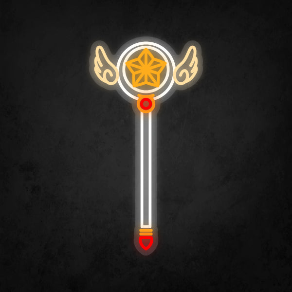 LED Neon Sign - Cardcaptor Sakura - Sakura Wand