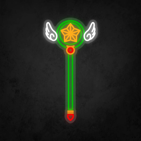 LED Neon Sign - Cardcaptor Sakura - Sakura Wand