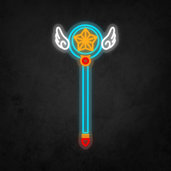 LED Neon Sign - Cardcaptor Sakura - Sakura Wand
