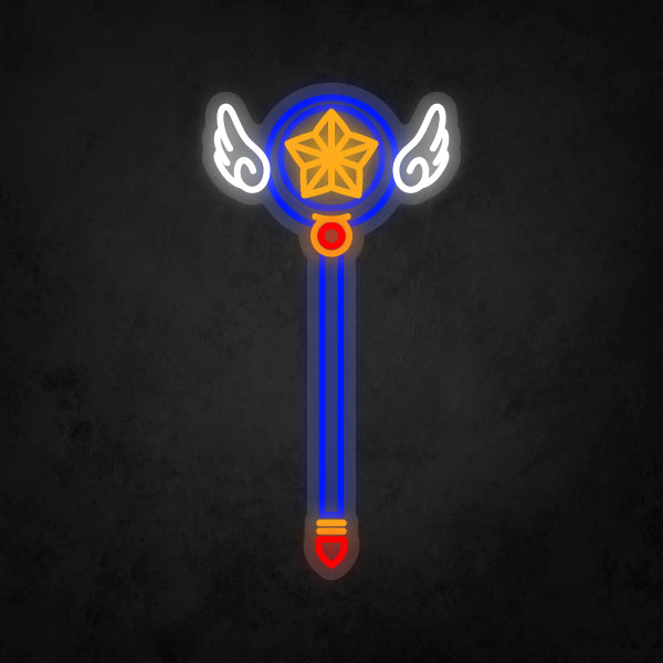 LED Neon Sign - Cardcaptor Sakura - Sakura Wand