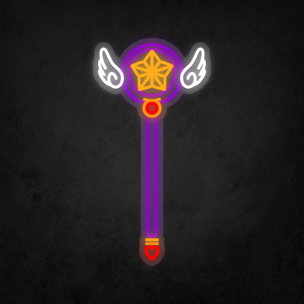 LED Neon Sign - Cardcaptor Sakura - Sakura Wand