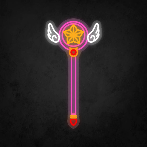 LED Neon Sign - Cardcaptor Sakura - Sakura Wand