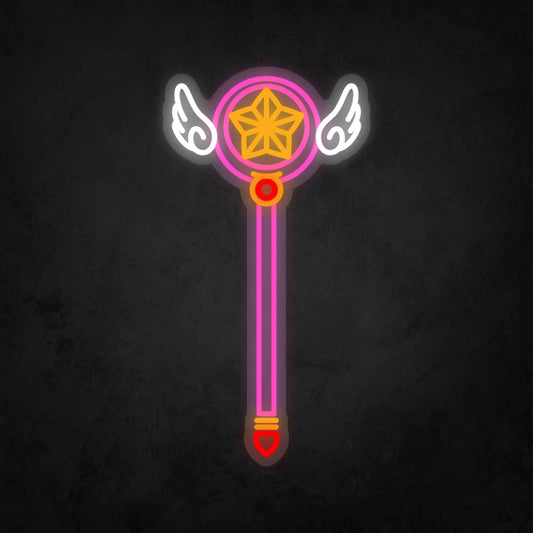 LED Neon Sign - Cardcaptor Sakura - Sakura Wand