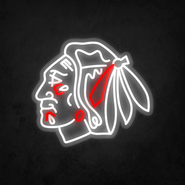 LED Neon Sign - NHL - Chicago Blackhawks