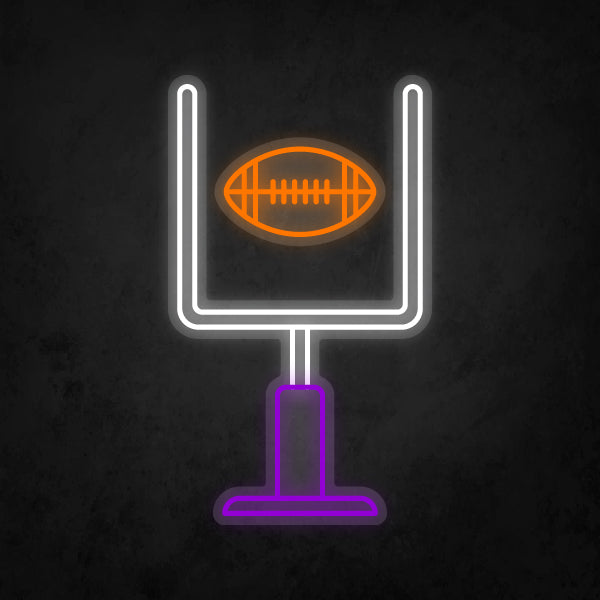 LED Neon Sign - Football Goal Post