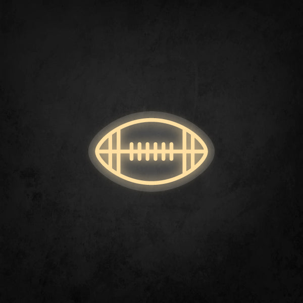 LED Neon Sign - Football X Small