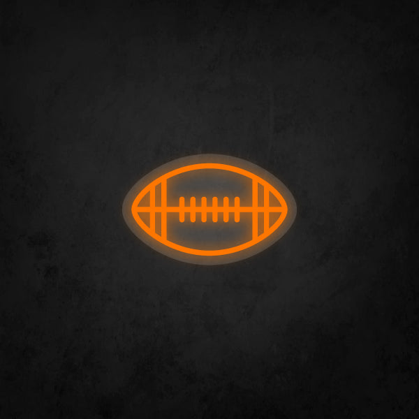 LED Neon Sign - Football X Small