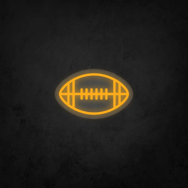 LED Neon Sign - Football X Small