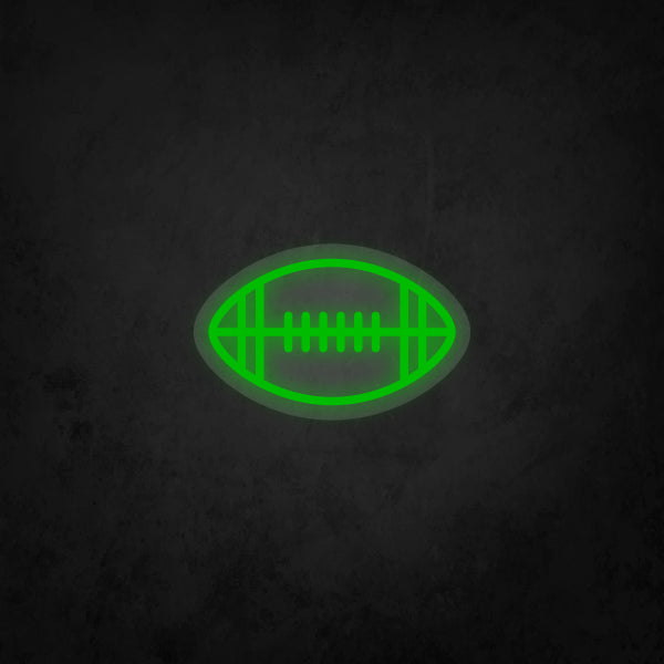 LED Neon Sign - Football X Small