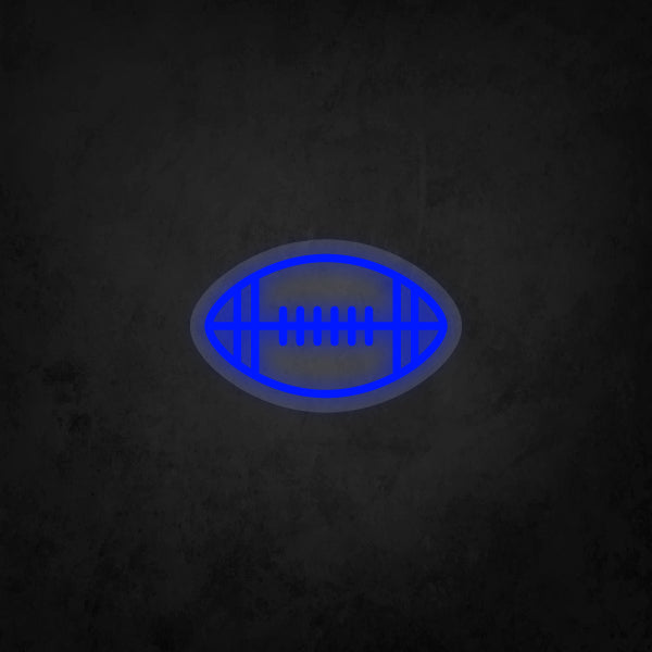 LED Neon Sign - Football X Small