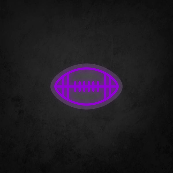 LED Neon Sign - Football X Small