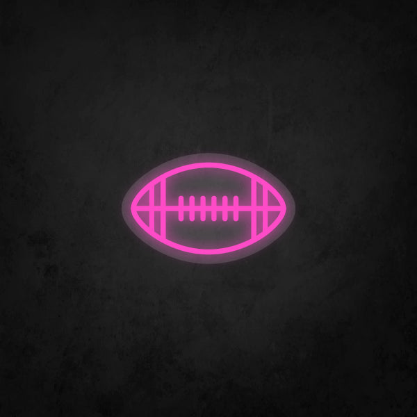 LED Neon Sign - Football X Small