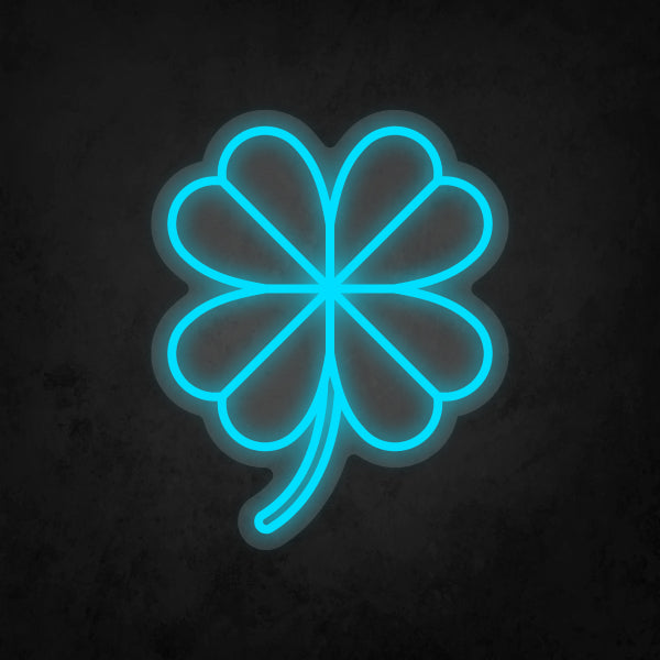 LED Neon Sign - Four Leaf Clover