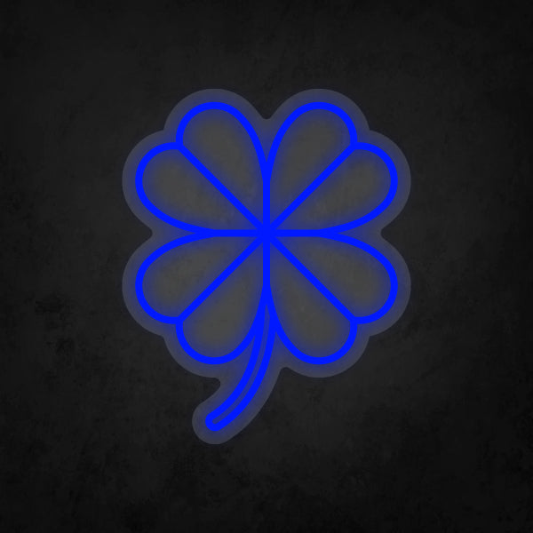 LED Neon Sign - Four Leaf Clover
