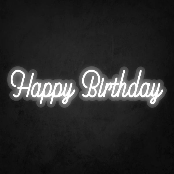 LED Neon Sign - Happy Birthday Small