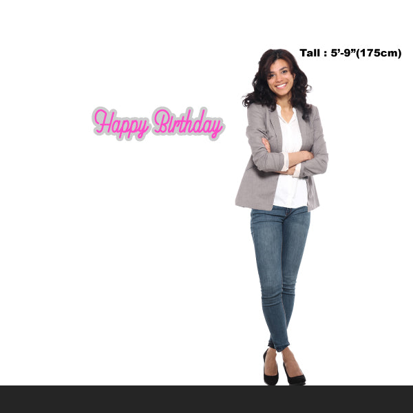 LED Neon Sign - Happy Birthday Small