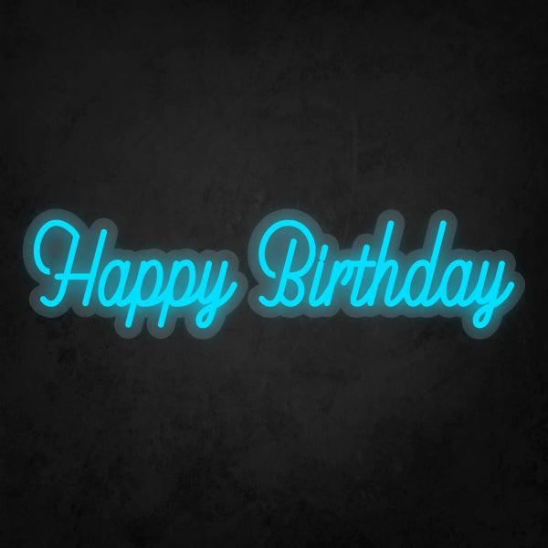 LED Neon Sign - Happy Birthday Small