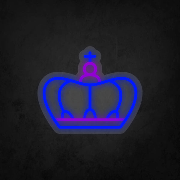 LED Neon Sign - Heraldic Crown