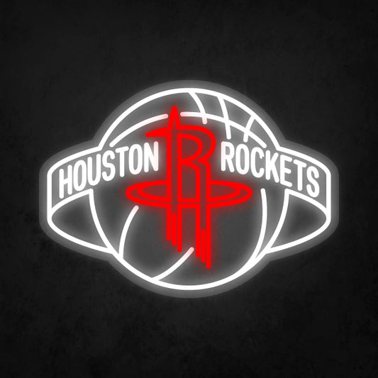LED Neon Sign - NBA - Houston Rockets