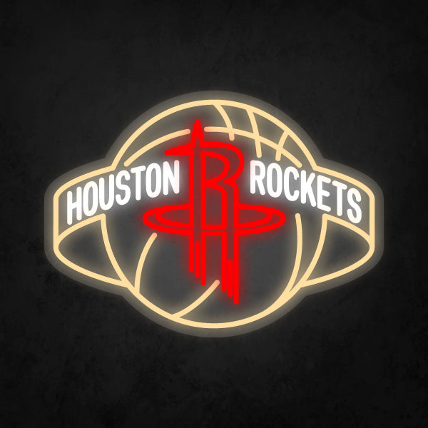 LED Neon Sign - NBA - Houston Rockets