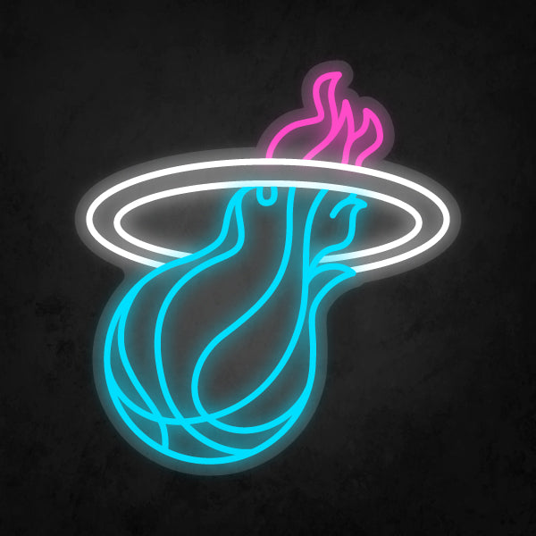 LED Neon Sign - NBA - Miami Heat
