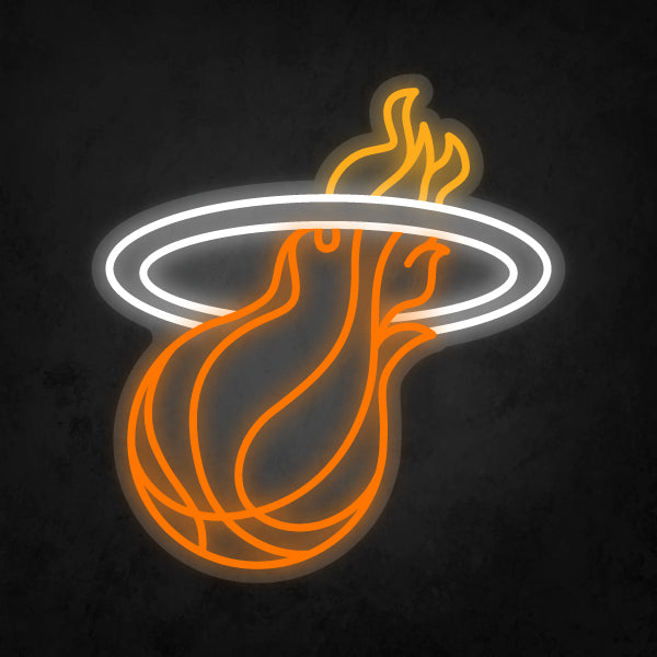 LED Neon Sign - NBA - Miami Heat
