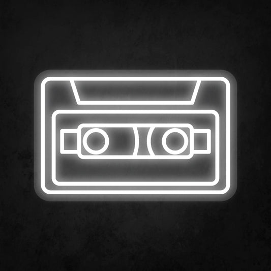 LED Neon Sign - Music Cassette Tape
