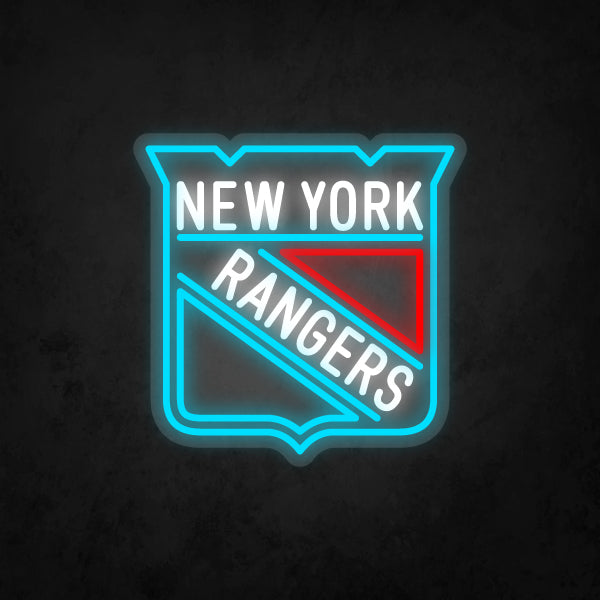 LED Neon Sign - NHL - New York Rangers